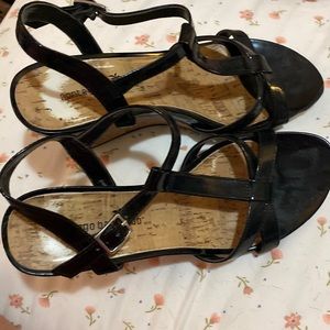 Montego Bay Club Black Sandals with Heel